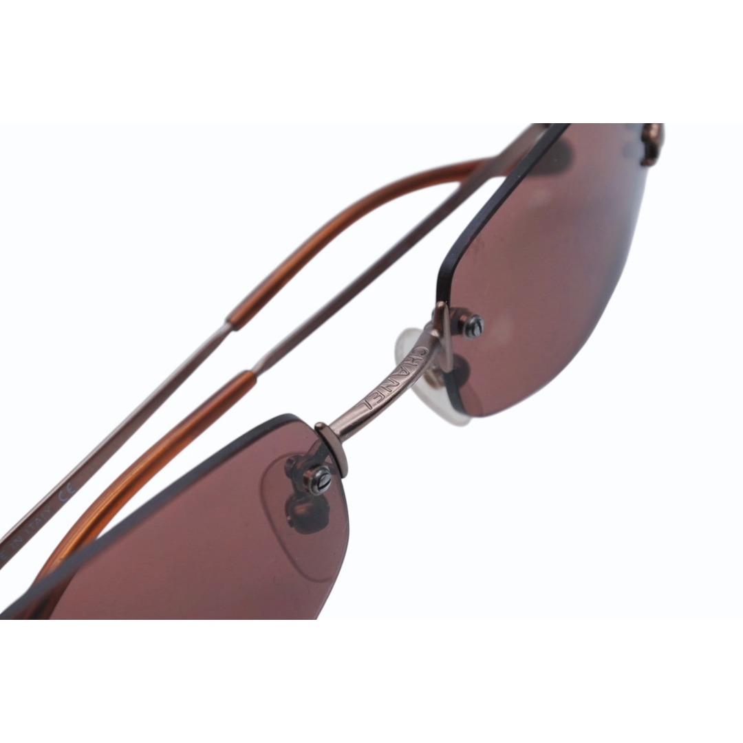 CHANEL - CHANEL シャネル サングラス 眼鏡 ココマーク リムレス フチ