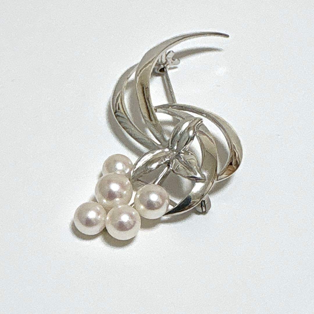 MIKIMOTO - 皇室御用達✨ MIKIMOTO あこや 本真珠 5珠 パール ブローチ