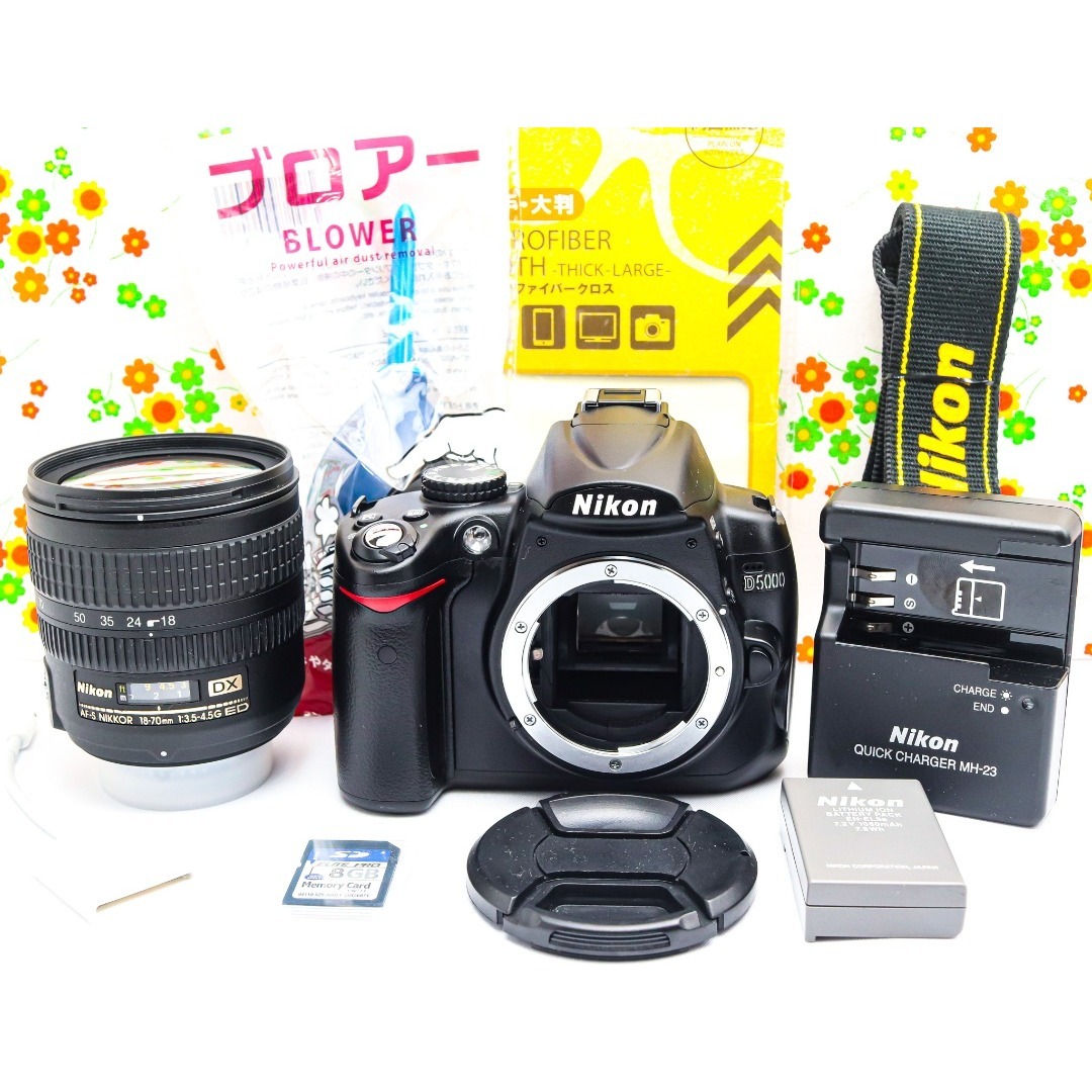ニコン Nikon D5000☆動画撮影☆スマホに送れる！☆デジタル一眼レフ