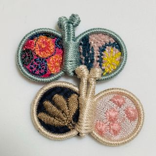 mina perhonen - ミナペルホネン wolf&flower ブローチの通販 by ユニ