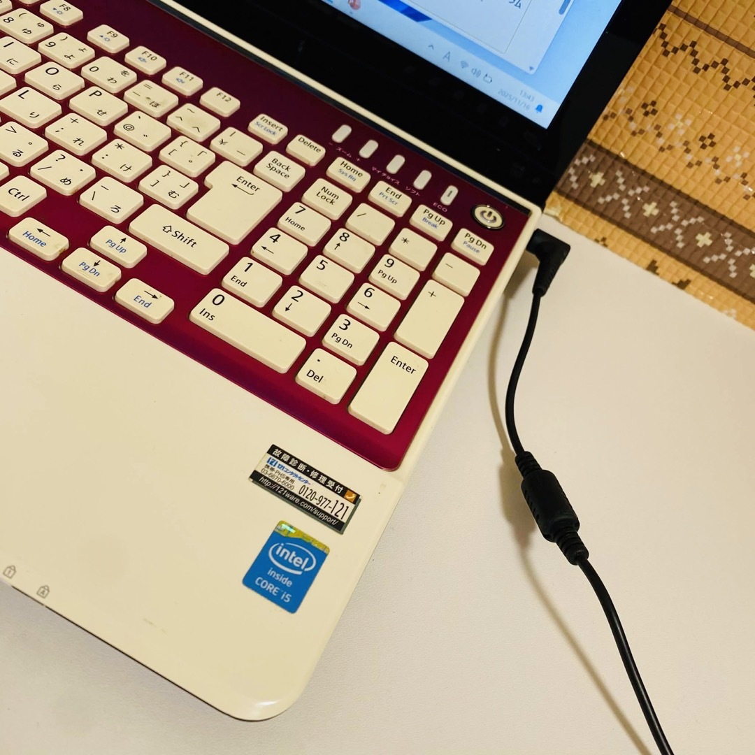 Y974 NECノートパソコンi5高速SSDサクサクWindows11オフィス付