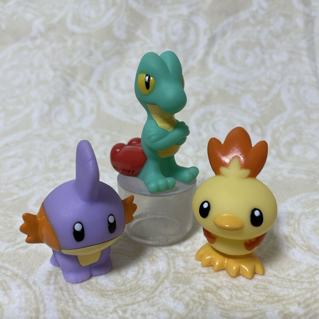 ポケモンキッズ フィギュア 色違い キモリ アチャモ ミズゴロウの通販