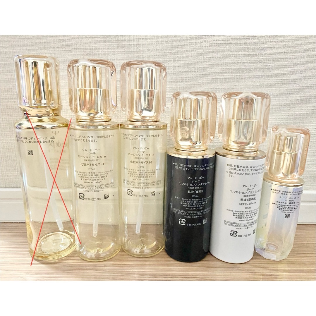 資生堂 cle de peau クレドポーボーテ クレドポー 空瓶 容器 旅行