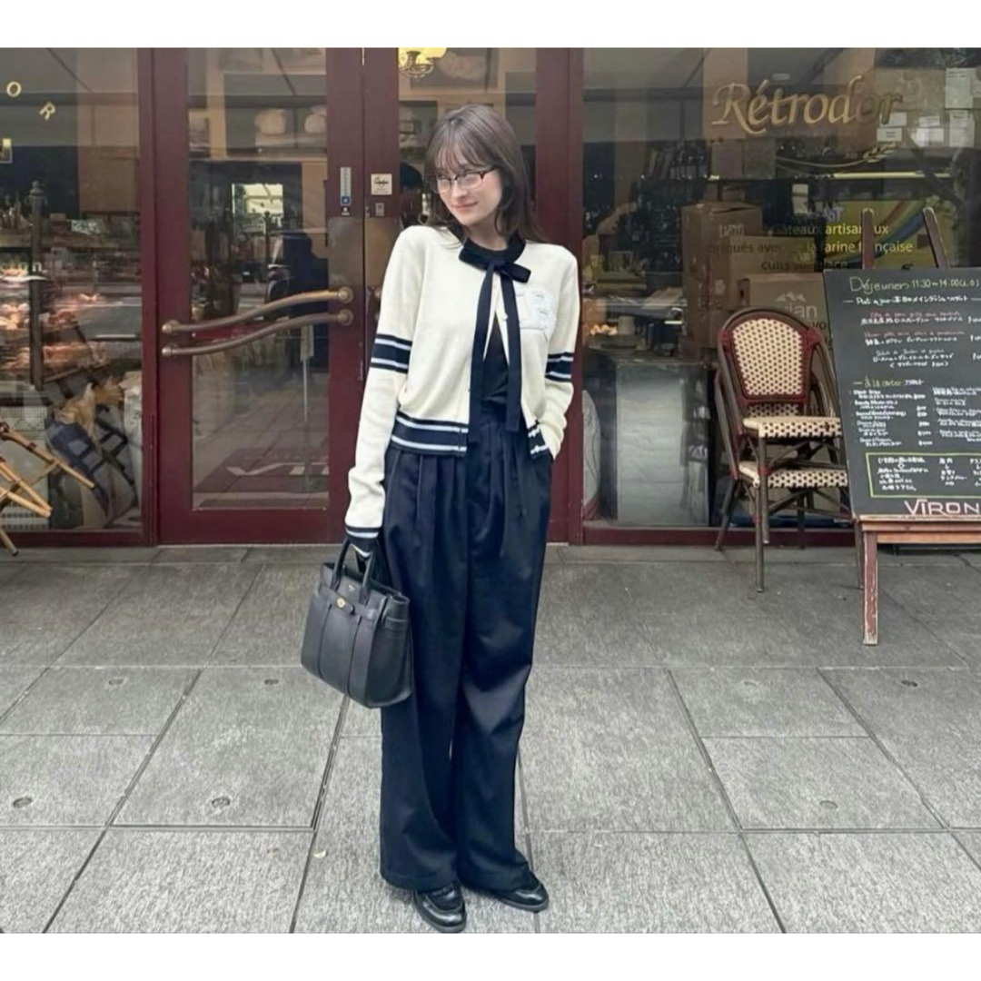 Bibiy. B. CLUB TIE CARDIGAN ホワイトの通販はau PAY マーケット