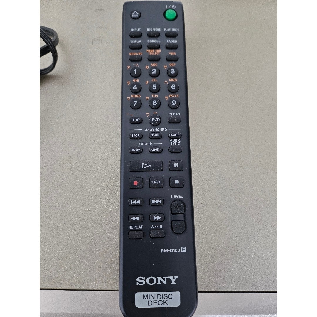 SONY - SONY MDS-JE770 MDデッキ MDLP対応リモコン取扱書MD 20枚の通販