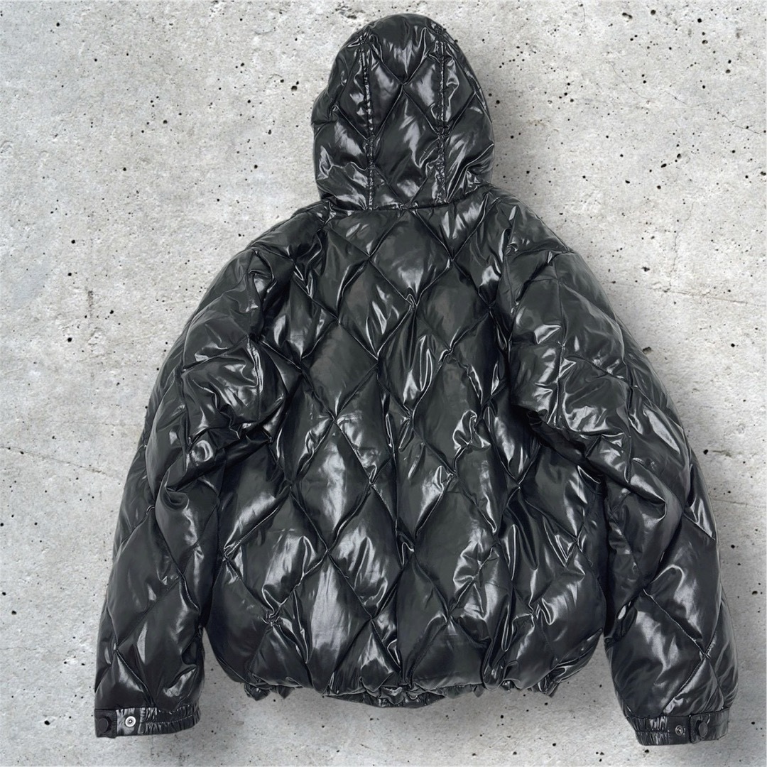 UNIQLO - 00s y2k old UNIQLO ダイヤキルト ダウンジャケット 光沢 XL