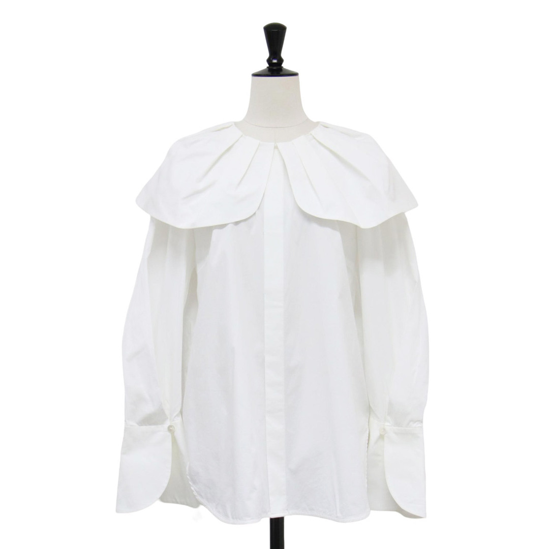 ENFOLD - ENFOLD エンフォルド ブラウス ホワイト 白 サイズ:38(M