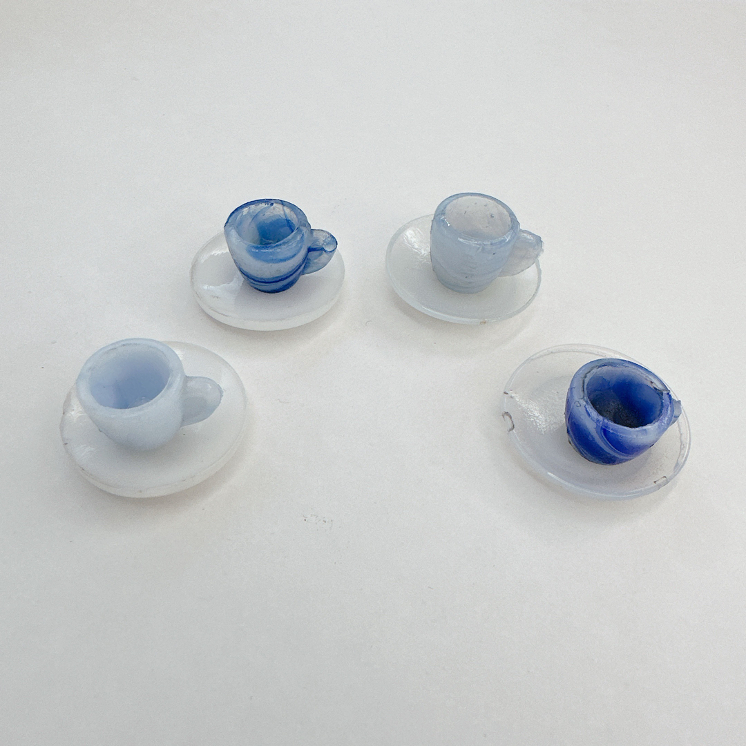 希少 ぺろぺろ ペロペロガラス カップ 骨董 当時物 大正 昭和 レトロ ⑤