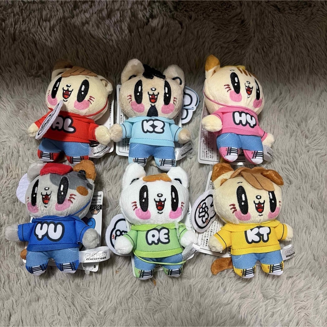 GENERATIONS - GENERATIONS ジェ猫 マスコット 全6種コンプリートの