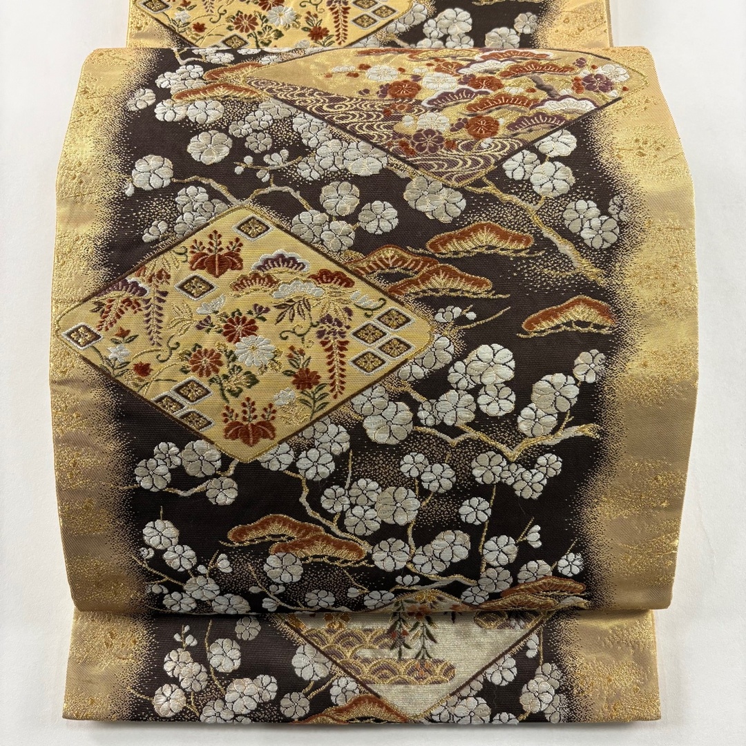 美品】 袋帯 名品 六通 正絹 【中古】の通販 by バイセル ラクマ店｜ラクマ