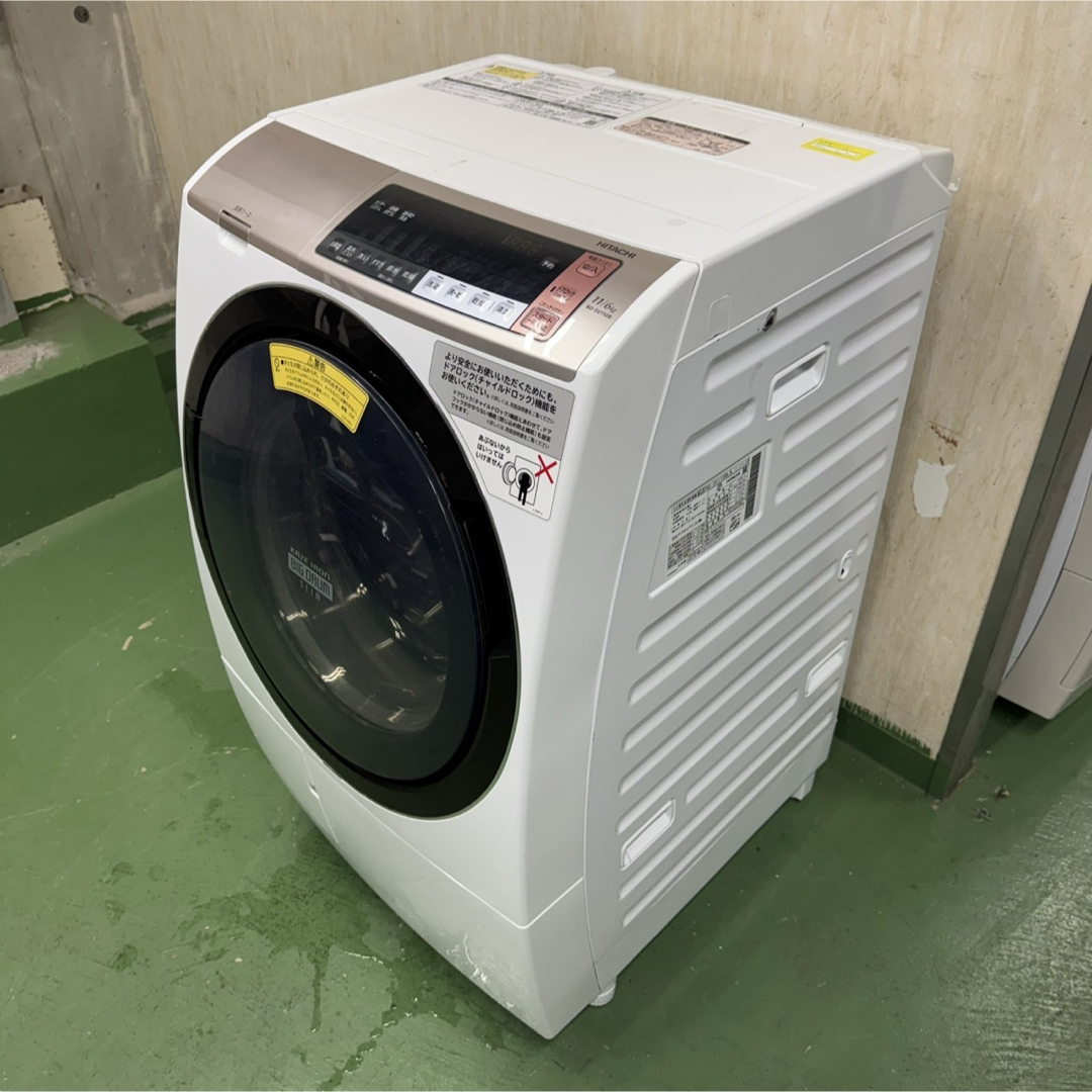 日立 - 209 送料設置無料☆日立 ドラム式洗濯機 11㌔乾燥機能付き