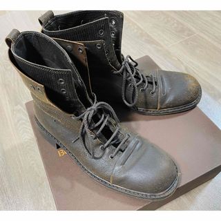 BUTTERO - ブッテロ B825 サイドジップレザーブーツ メンズ 42の通販