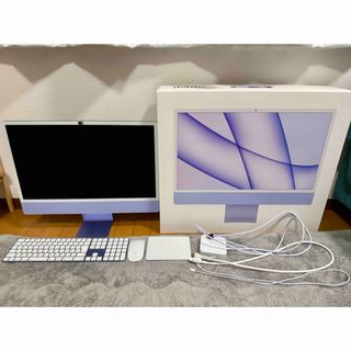 Mac (Apple) - ひー様専用iMac 24インチ M1 パープル の通販 by まさし