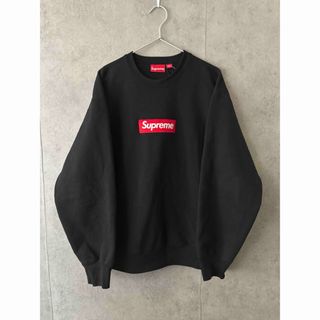 Supreme - supreme Washed Box Logo Crewneck Black Lの通販 by