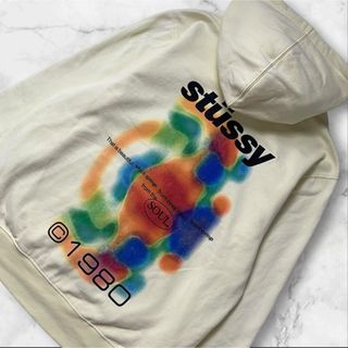 STUSSY - ステューシー スプレーダイミッドゲージニットパーカー