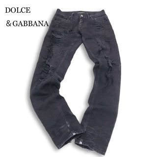 DOLCE&GABBANA - ドルチェ&ガッバーナ 名作ペンキクラッシュデニム
