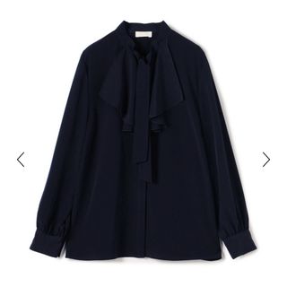 TOMORROWLAND - ボールジィ シルキークロス ボウタイブラウス の通販