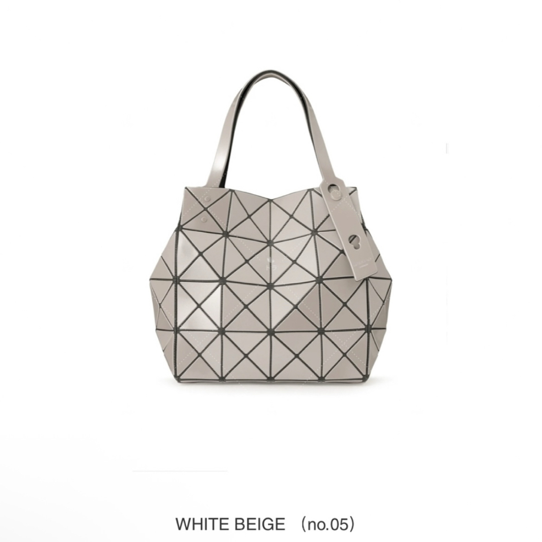 BaoBaoIsseyMiyake - BAO BAO CARAT 9月新作 WHITE BEIGE 大きいサイズ