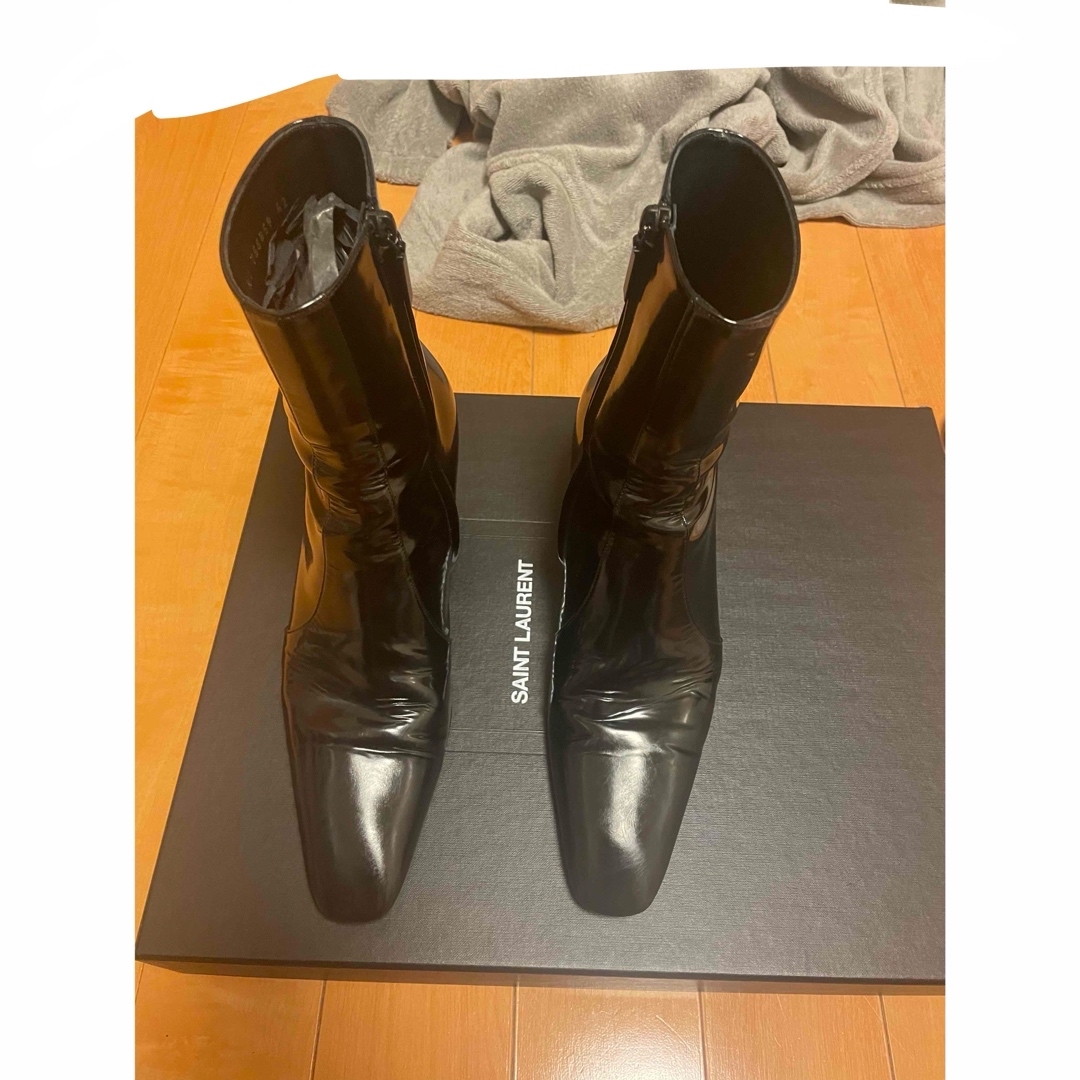SAINT LAURENT - SAINT LAURENT 23AW xivジップヒールブーツの通販 by