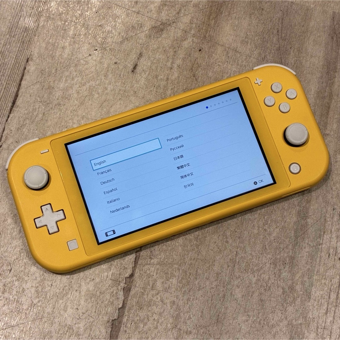 Nintendo Switch - 中古 訳あり 動作品 Nintendo Switch Lite イエロー