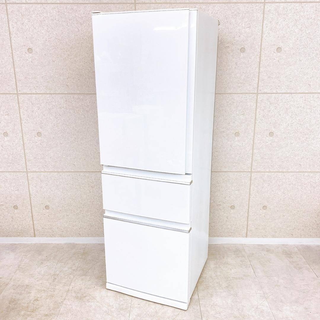 三菱 - 2023年製 三菱 365L 冷蔵庫 MR-CX37JL-W 3ドア 左開きの通販 by