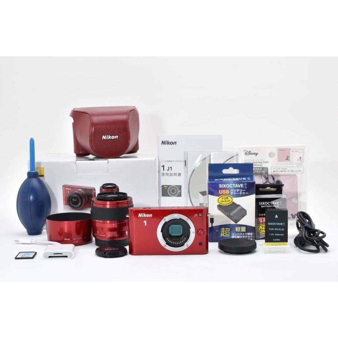 Nikon - 美品❤️ショット数1634回✨Nikon 1 J1 ミラーレス 望遠レンズ