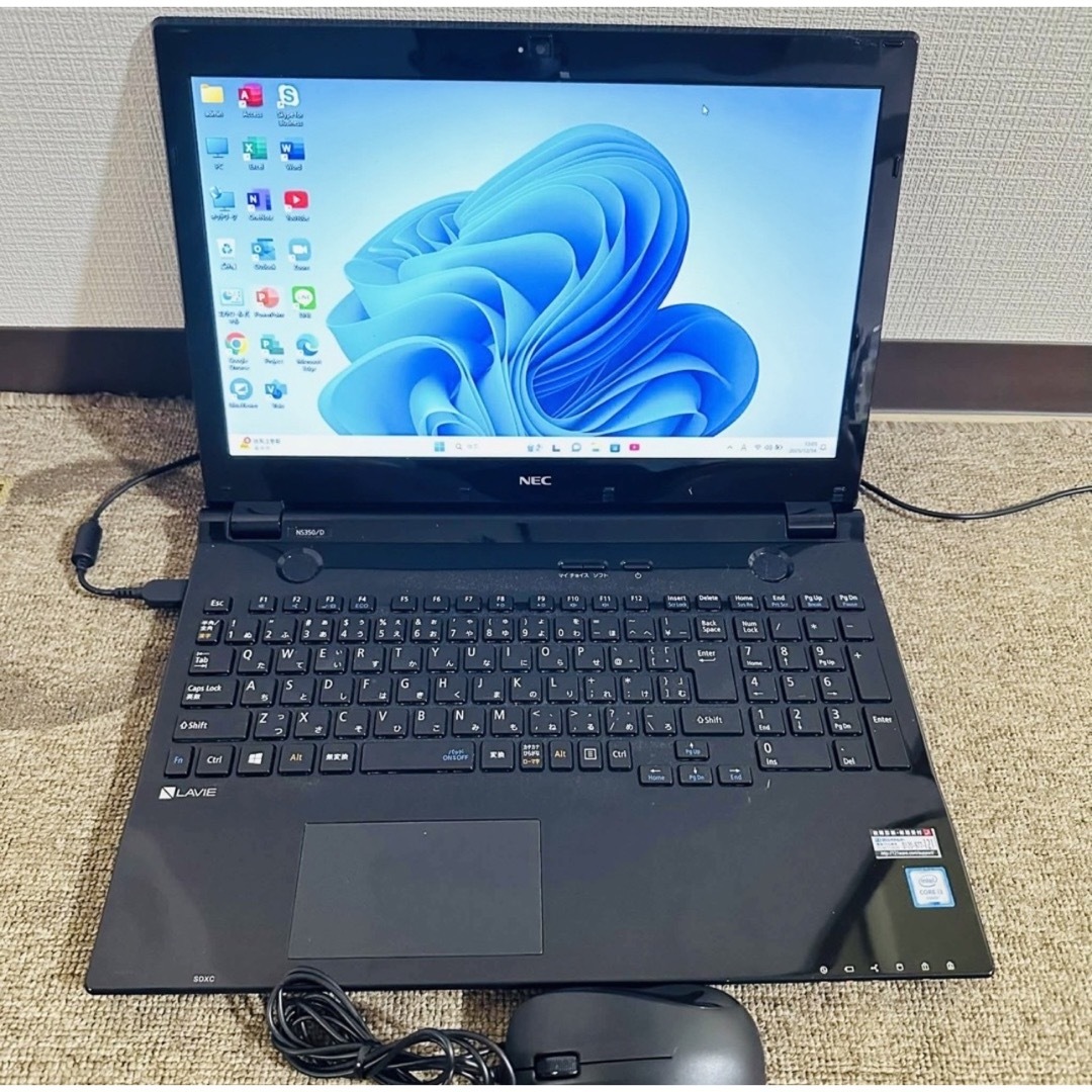 NEC - S210 NECノートパソコンSSD高速 WEBカメラWindows11オフィスの