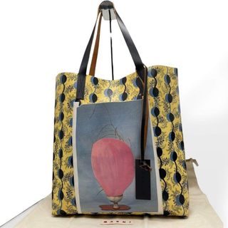 MARNI - マルニ ストライプバッグ ミニ フラワーカフェ マルチカラーの