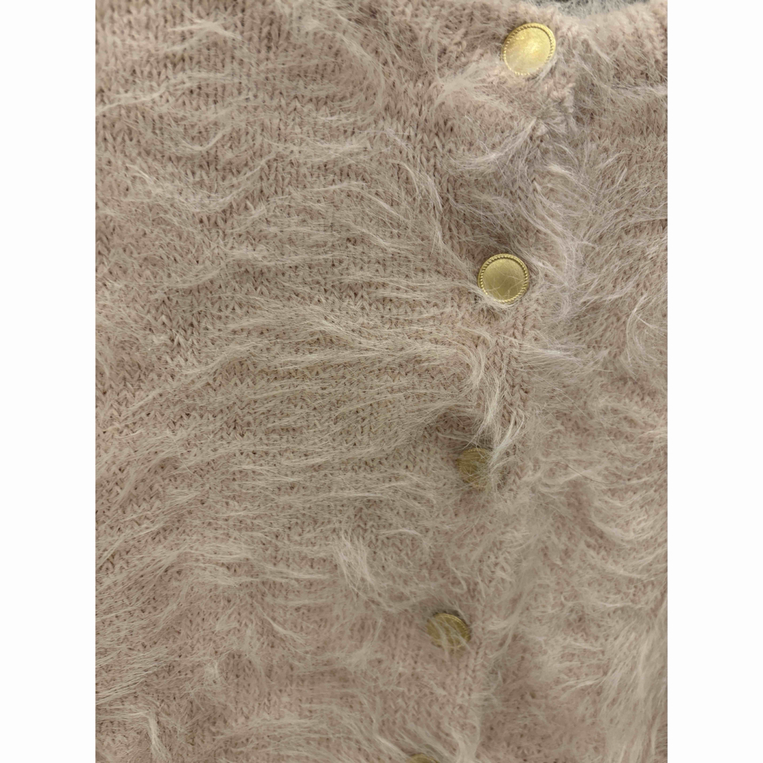 La boutique BonBon - ヘアリーフェザーカーディガンの通販 by momo's