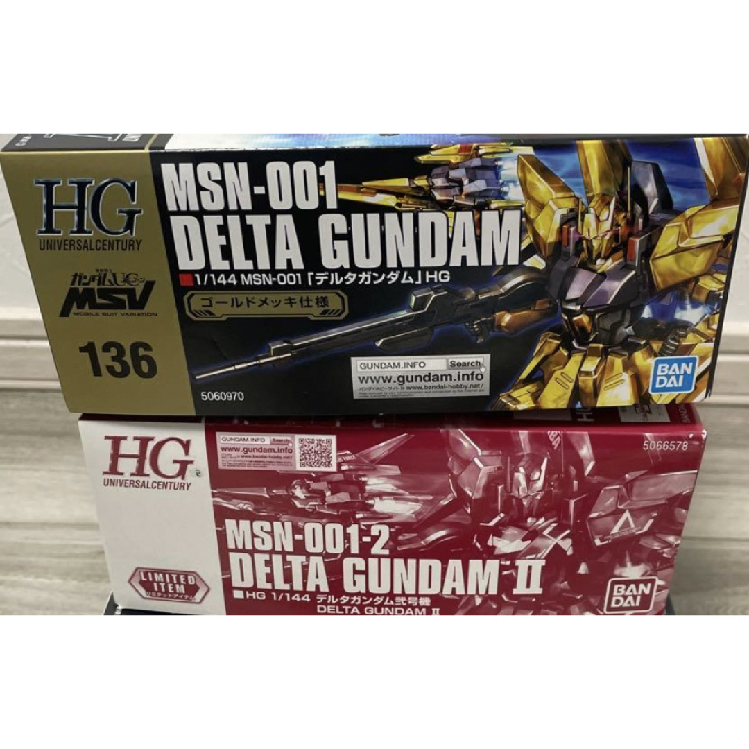 BANDAI - HGUC デルタガンダム ゴールド 弐号機の通販 by モッティ
