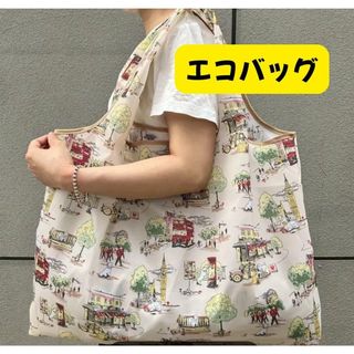 SUSAN BIJLスーザンベル限定コラボエコバッグLサイズ シルバー SDGsの