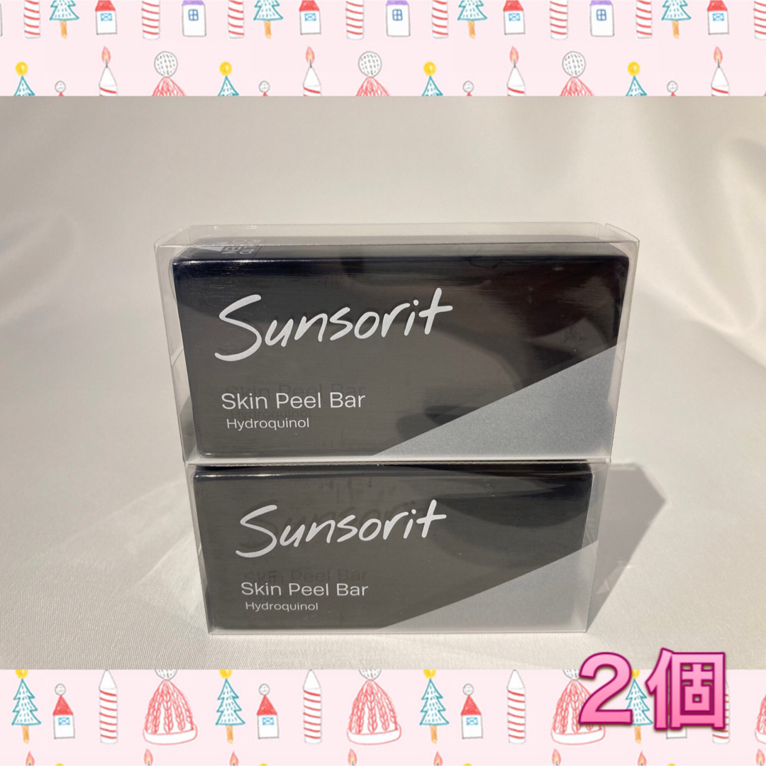 sunsorit - サンソリット スキンピールバー ハイドロキノール 黒 2個の
