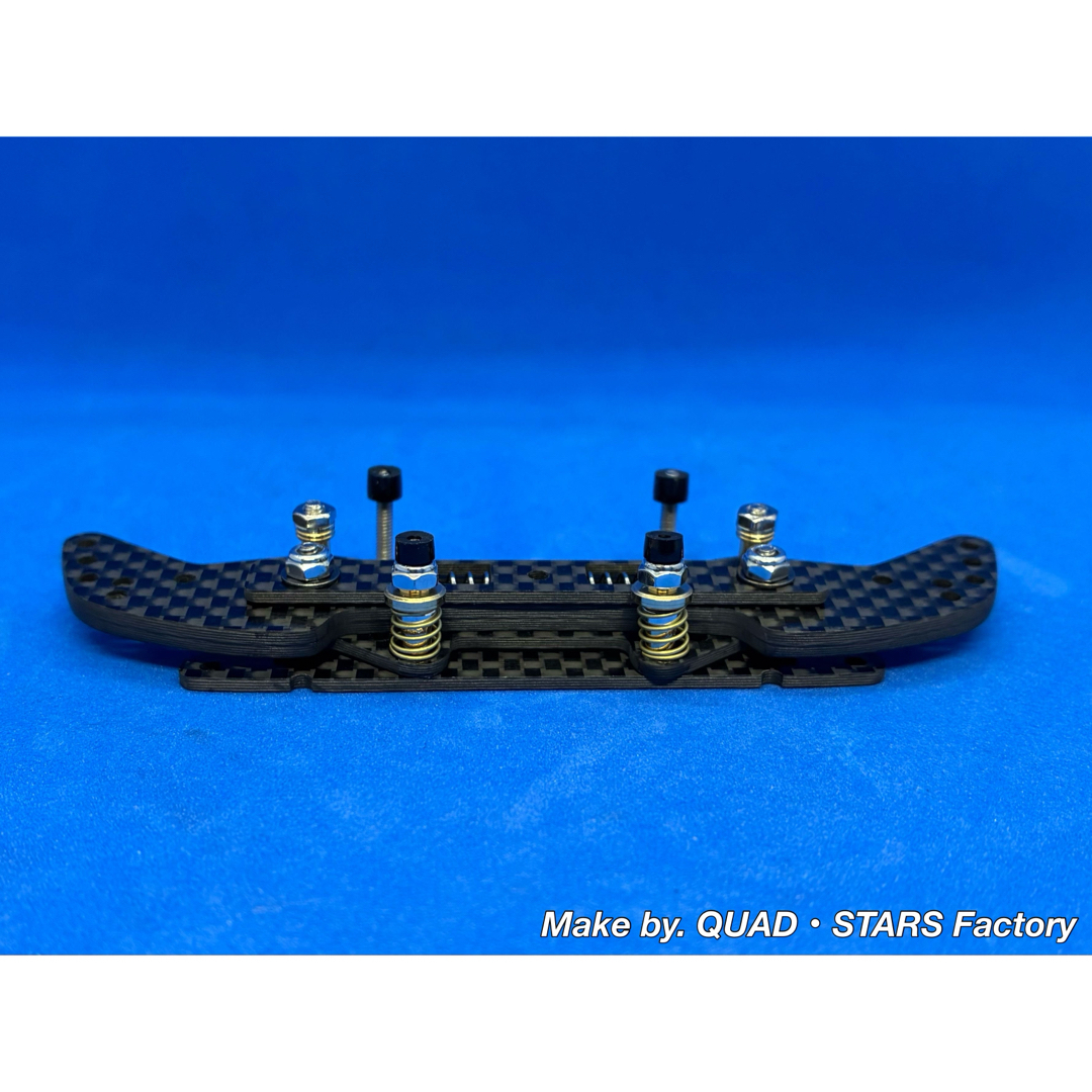 ミニ四駆・MS用】2軸ATスライドダンパー ブラックアウト／フルカーボン