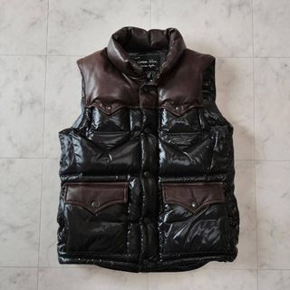 NUMBER (N)INE - 07AWナンバーナインレザー切替ダウンベストアーカイブ