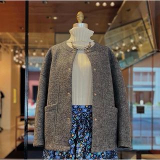 Drawer - 2/15迄値下げ☆新品2022ドゥロワー ノーカラージャケット36