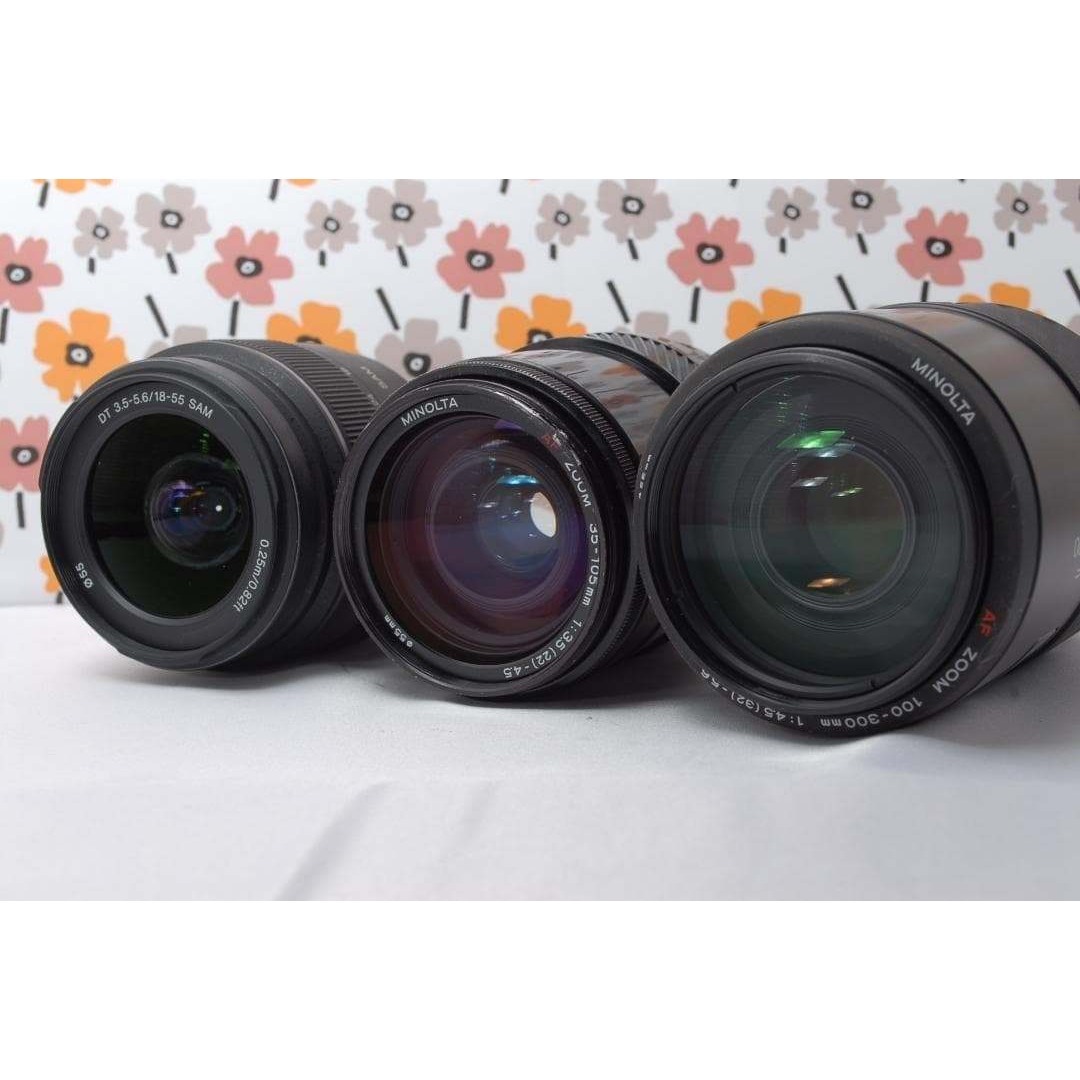 SONY - ❤SONY α65❤トリプルレンズ❤超望遠❤超高画質❤1秒10コマの