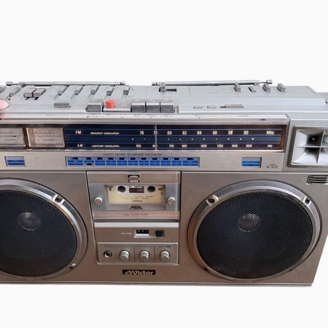 Victor - 【希少】Victor FM/AMラジカセ RC-M70 レトロ 現状品