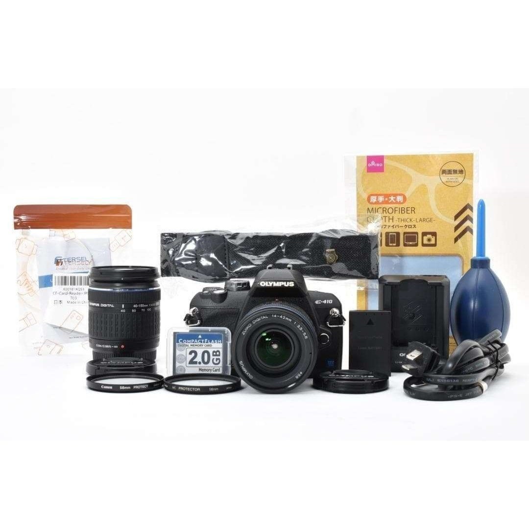 OLYMPUS - ショット数896回✨ OLYMPUS E-410 ダブルズームセット 趣味