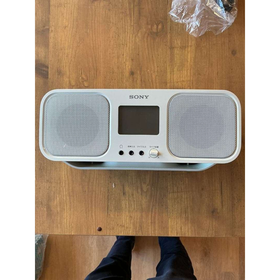 CDラジオカセットレコーダー FM/AM/ワイドFM ホワイト 197K20の通販 by