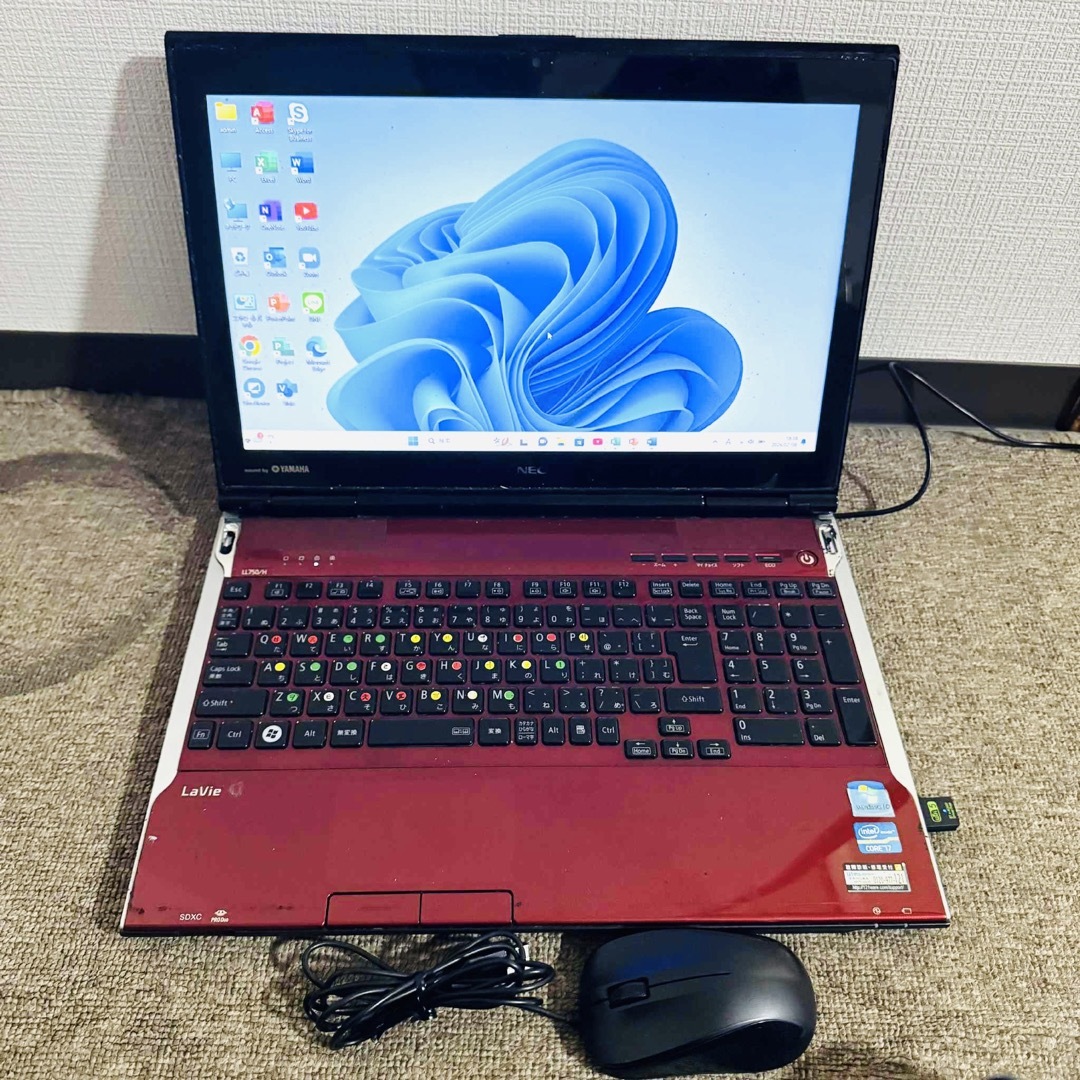 NEC - S228 NECノートパソコン i7メモリ8G高速Windows11オフィス付きの