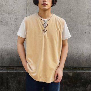 RRL - 新品*RRL*インディゴ ストライプド ツイル ベスト*S* ダブル