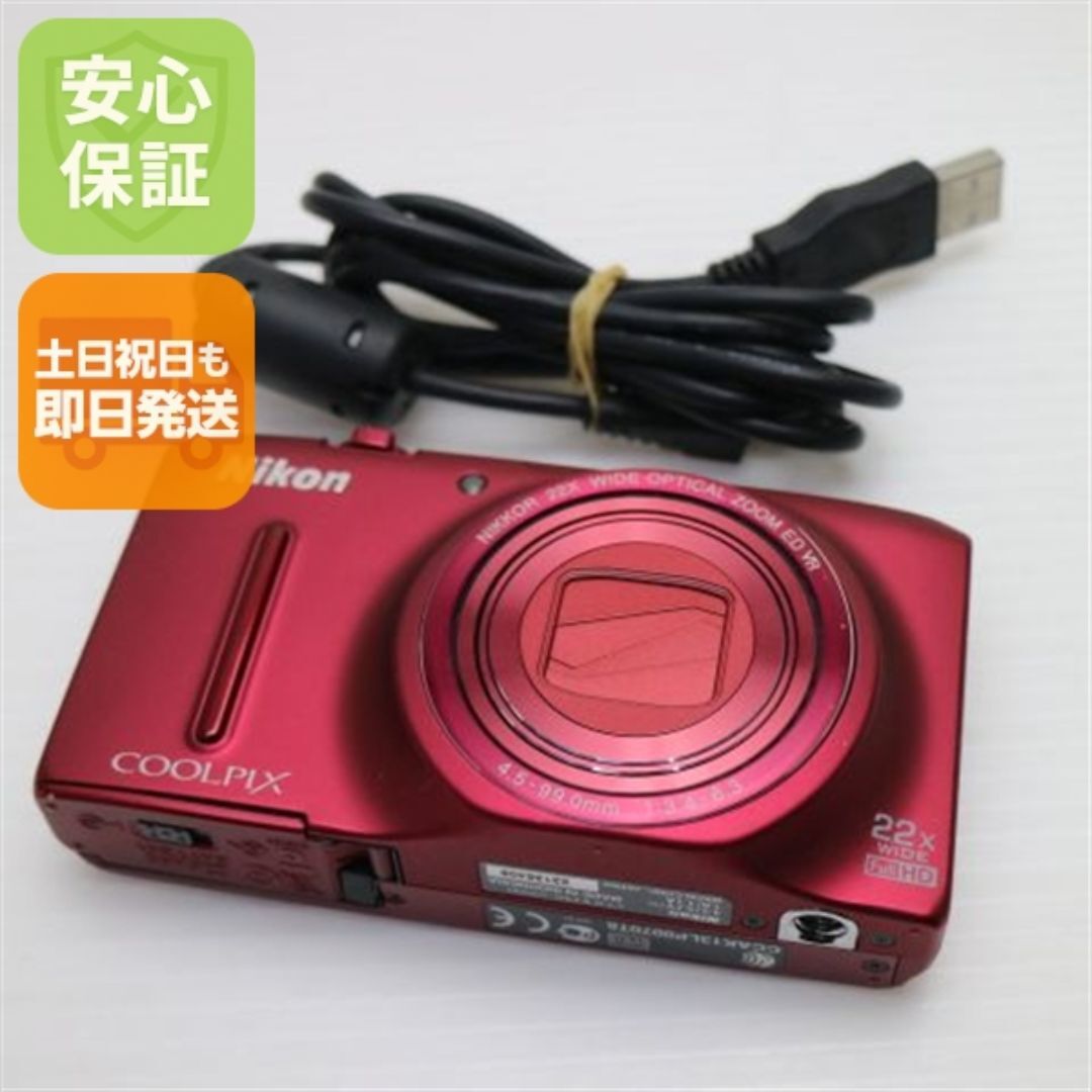 Nikon - 超美品 COOLPIX S9500 ヴェルヴェットレッド M666の通販 by