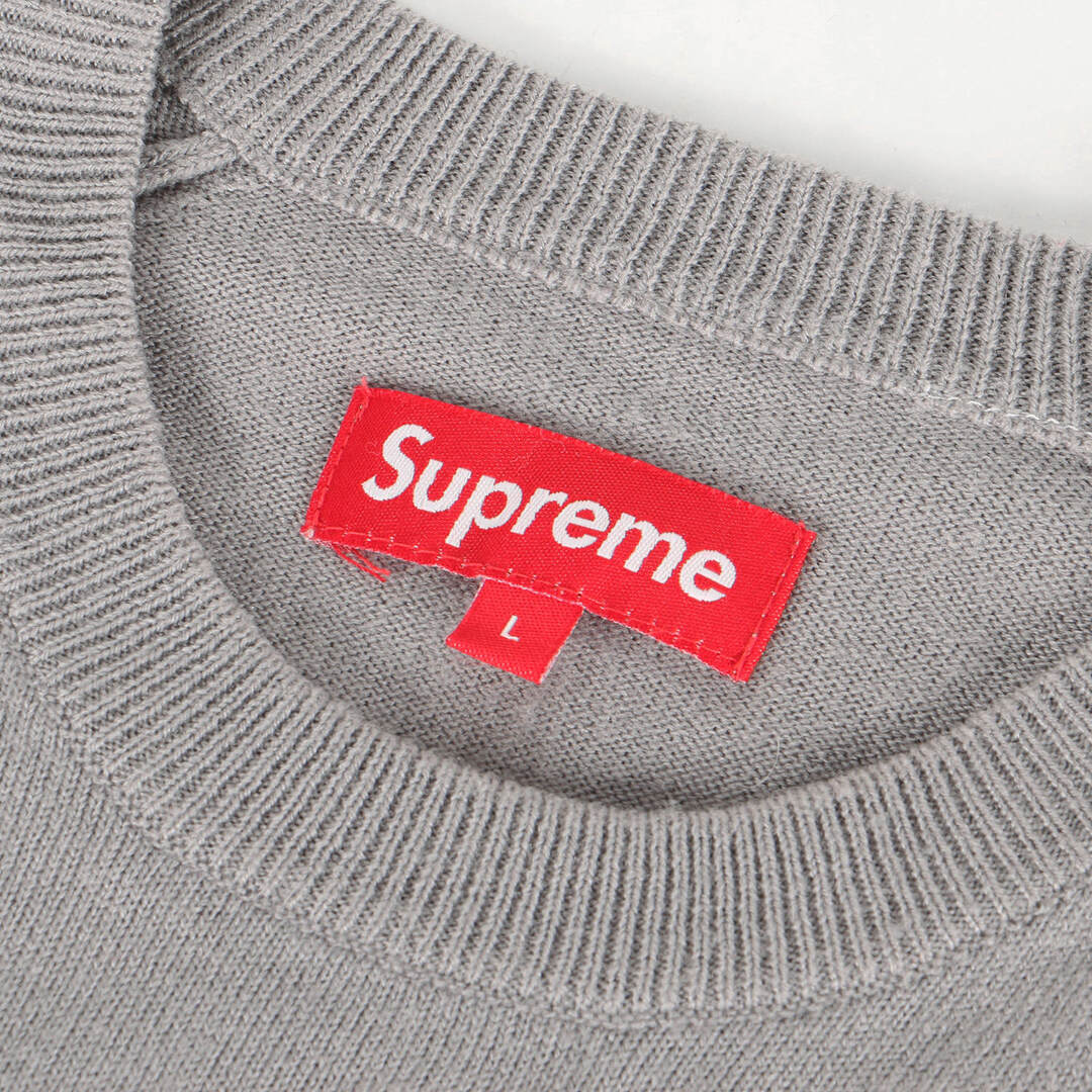 Supreme - Supreme シュプリーム ニット グレー サイズ:L | ワン