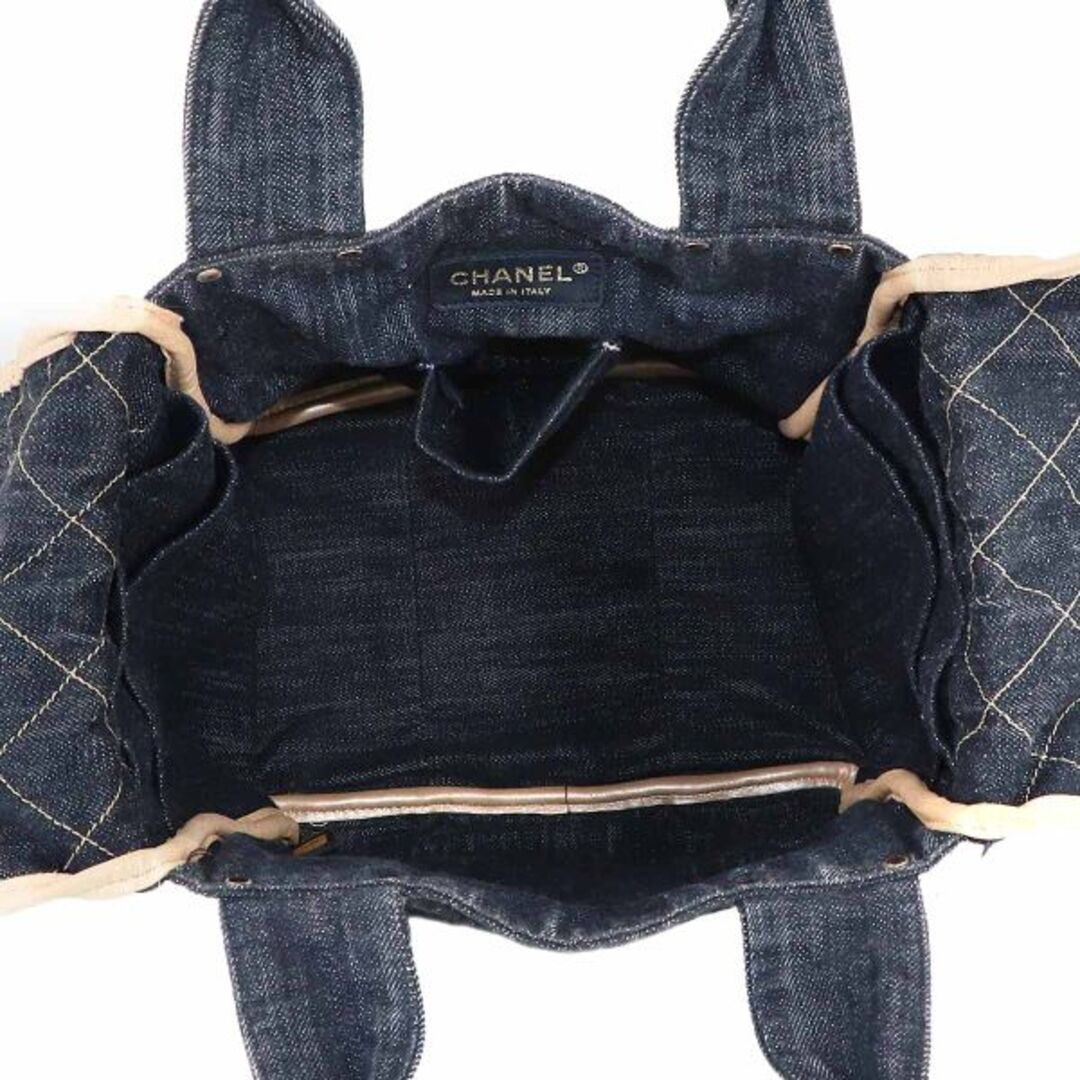 CHANEL - シャネル CHANEL スパークリングデニム ハンド バッグ デニム