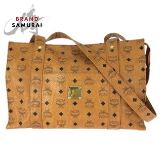 MCM - MCM ヴィンテージ ロゴグラム ヴィセトス ショルダー トート