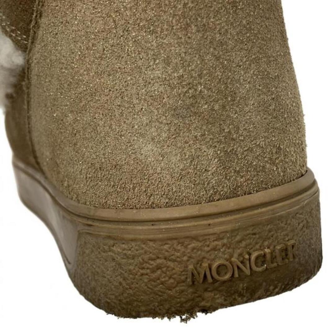 MONCLER - MONCLER(モンクレール) ショートブーツ 37 レディース - 白