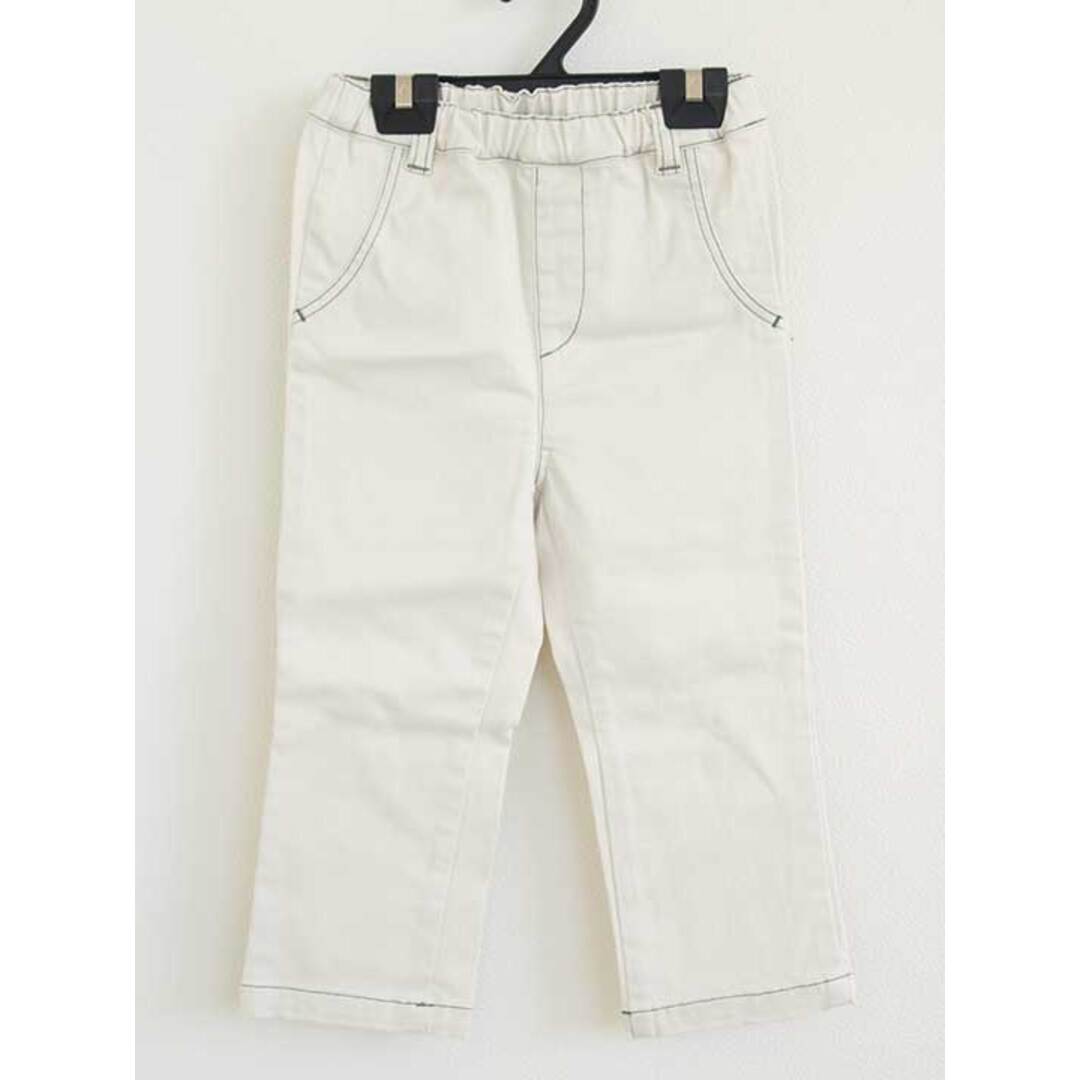 familiar - ファミリア ロングパンツ 90cm キッズ 男児 女児 白【中古