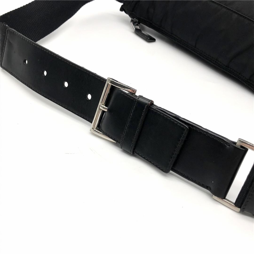 PRADA - ギャランティ付✨プラダ ウエストバッグ 三角ロゴ ナイロン