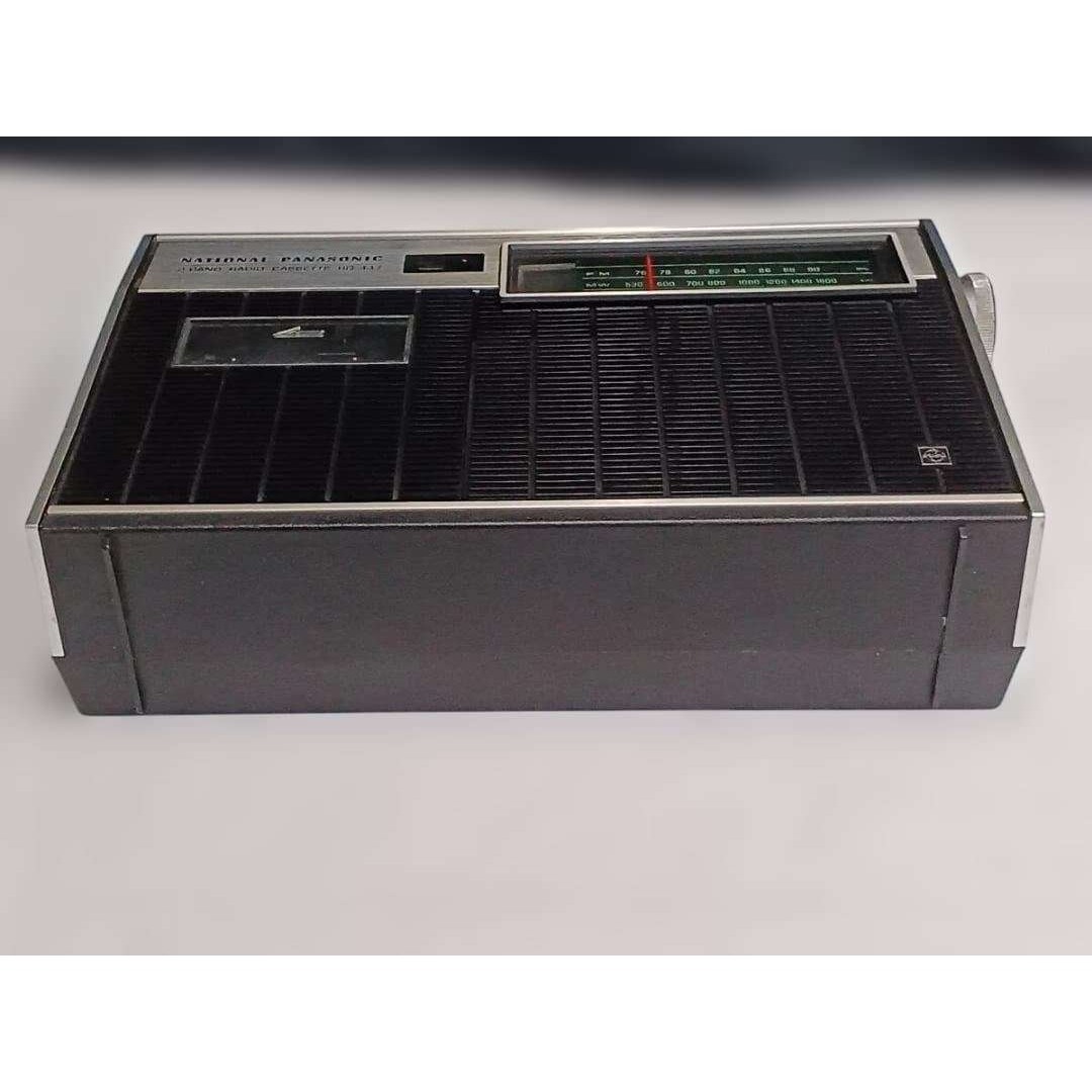 新品カセットテープ 電源コード付 NationalナショナルラジカセRQ-447の