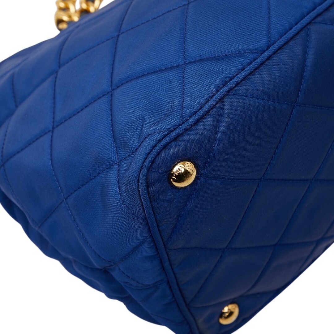 PRADA - プラダ 三角ロゴプレート キルティング チェーン ショルダー